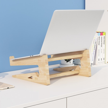 Support pour ordinateur portable en bois